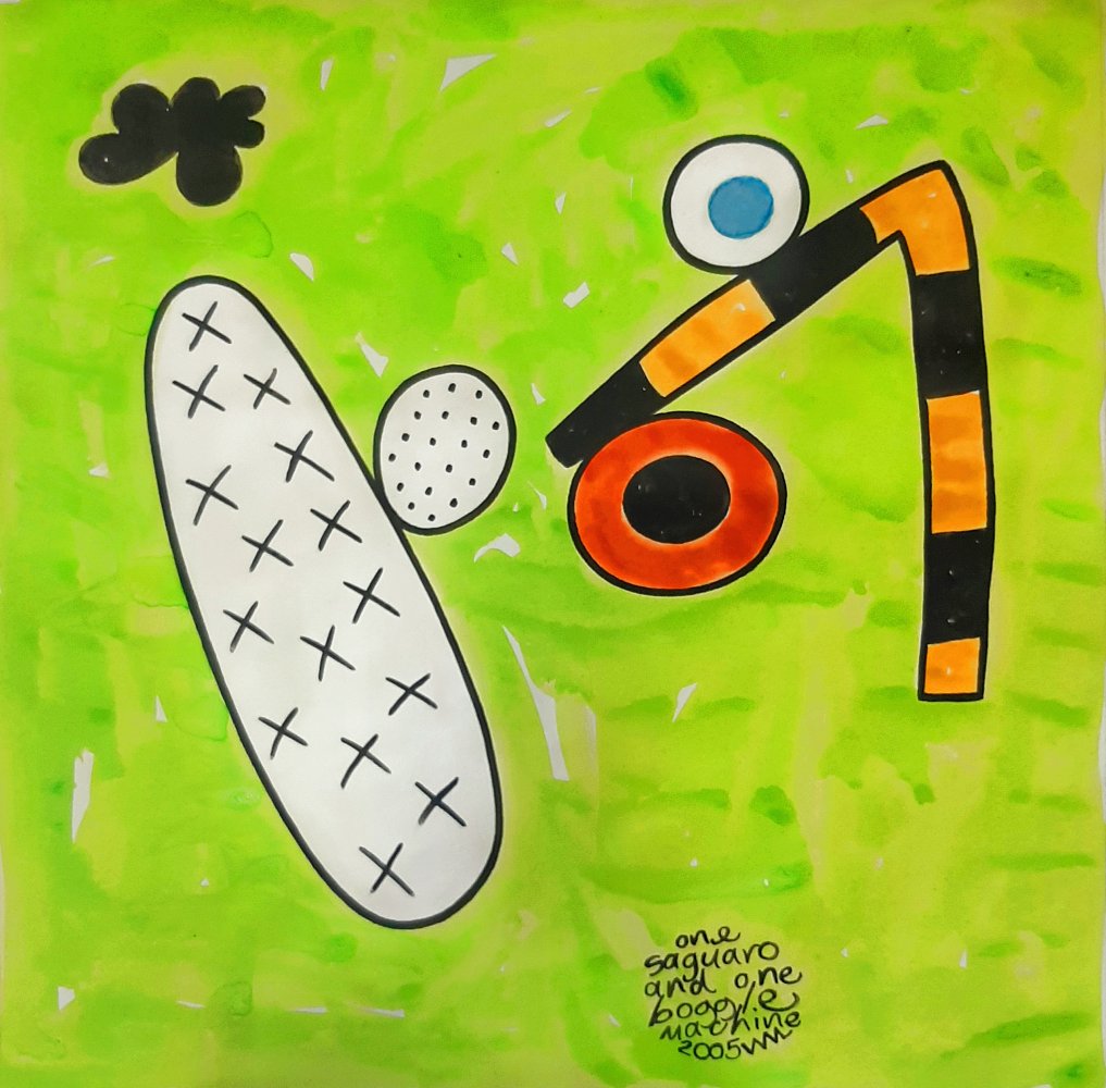 Wilna Panagos - one saguaro and one boggle machine